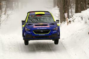 Brandon Semenuk / Keaton Williams Subaru WRX ARA25 on SS12, Old State-Huff II.