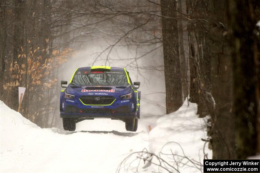 Brandon Semenuk / Keaton Williams Subaru WRX ARA25 on SS12, Old State-Huff II.