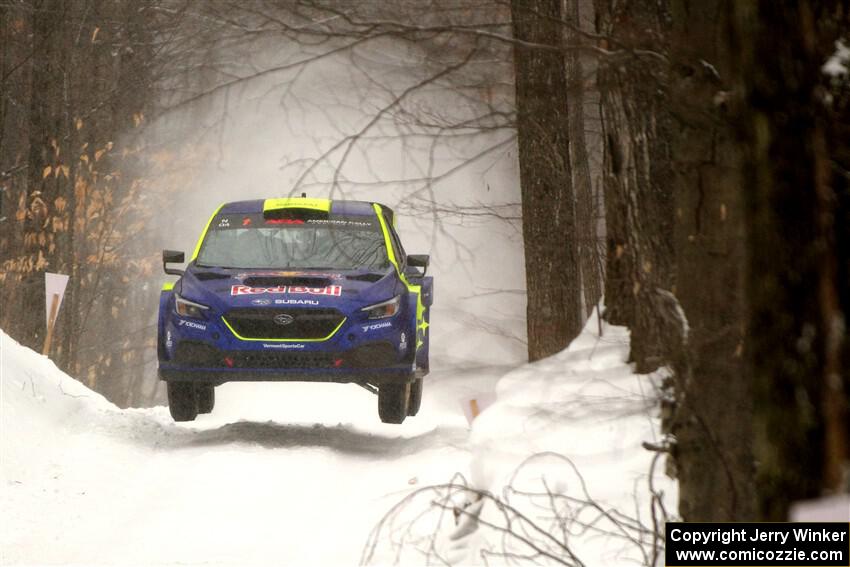 Brandon Semenuk / Keaton Williams Subaru WRX ARA25 on SS12, Old State-Huff II.