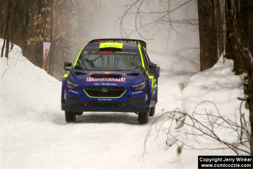 Brandon Semenuk / Keaton Williams Subaru WRX ARA25 on SS12, Old State-Huff II.