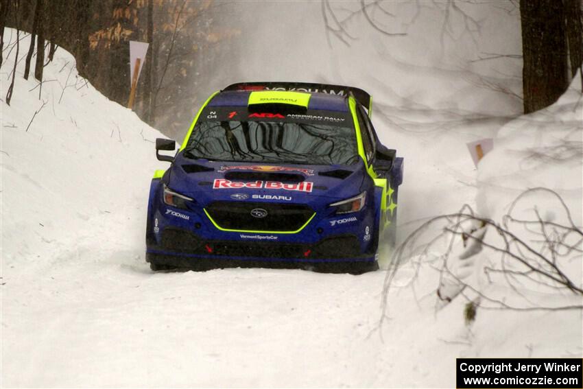 Brandon Semenuk / Keaton Williams Subaru WRX ARA25 on SS12, Old State-Huff II.