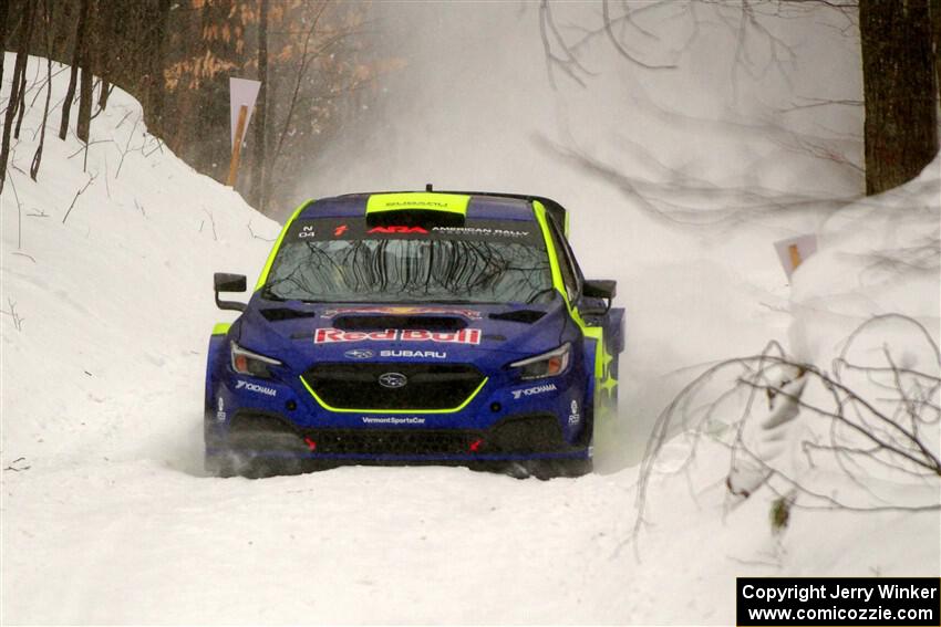 Brandon Semenuk / Keaton Williams Subaru WRX ARA25 on SS12, Old State-Huff II.