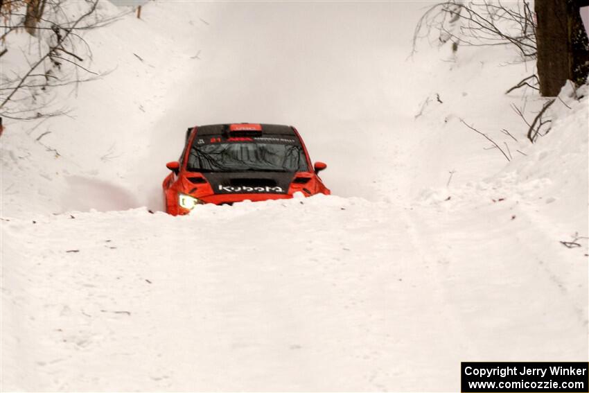 Conner Martell / Alex Gelsomino Subaru WRX STi on SS12, Old State-Huff II.