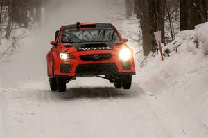 Conner Martell / Alex Gelsomino Subaru WRX STi on SS12, Old State-Huff II.