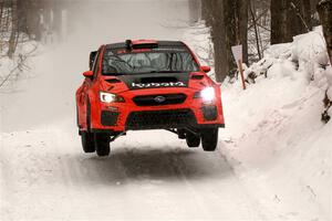 Conner Martell / Alex Gelsomino Subaru WRX STi on SS12, Old State-Huff II.