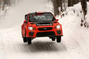 Conner Martell / Alex Gelsomino Subaru WRX STi on SS12, Old State-Huff II.