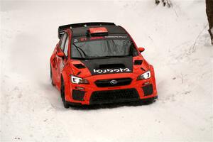 Conner Martell / Alex Gelsomino Subaru WRX STi on SS12, Old State-Huff II.