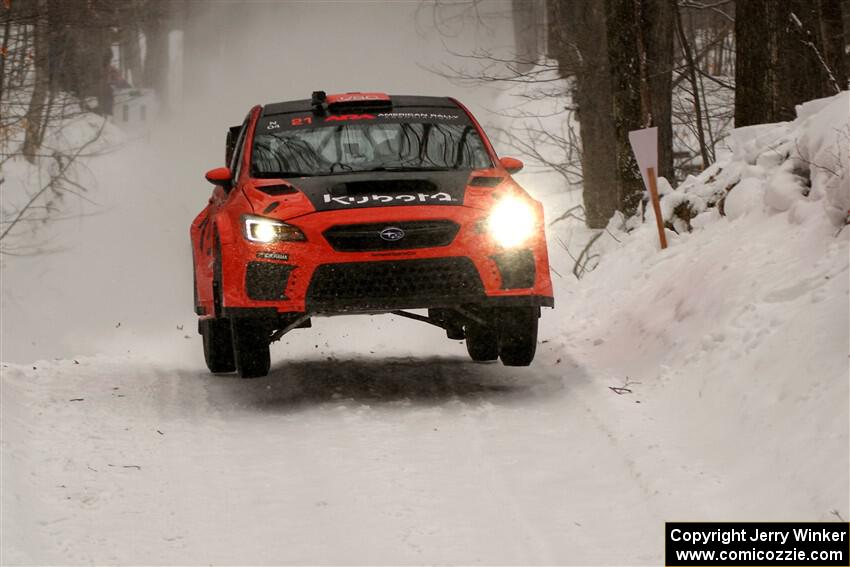 Conner Martell / Alex Gelsomino Subaru WRX STi on SS12, Old State-Huff II.