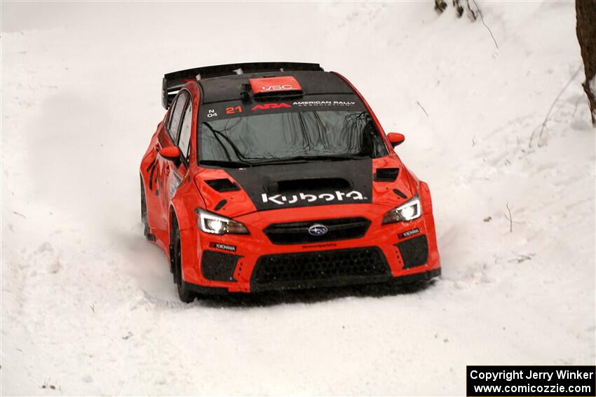 Conner Martell / Alex Gelsomino Subaru WRX STi on SS12, Old State-Huff II.