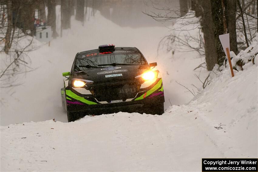 Patrick Gruszka / Aris Mantopoulos Hyundai i20 R5 on SS12, Old State-Huff II.