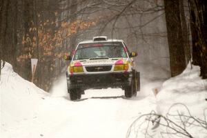 Tayler Hoevenaar / Steven Stewart Subaru Forester on SS12, Old State-Huff II.