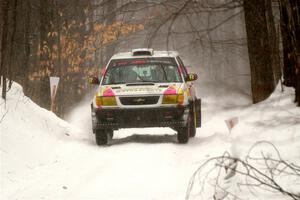 Tayler Hoevenaar / Steven Stewart Subaru Forester on SS12, Old State-Huff II.