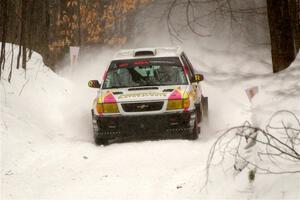 Tayler Hoevenaar / Steven Stewart Subaru Forester on SS12, Old State-Huff II.