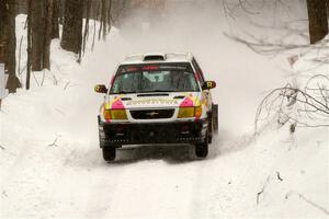 Tayler Hoevenaar / Steven Stewart Subaru Forester on SS12, Old State-Huff II.