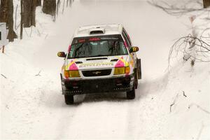 Tayler Hoevenaar / Steven Stewart Subaru Forester on SS12, Old State-Huff II.