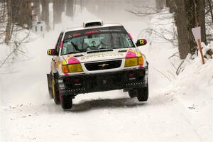 Tayler Hoevenaar / Steven Stewart Subaru Forester on SS12, Old State-Huff II.