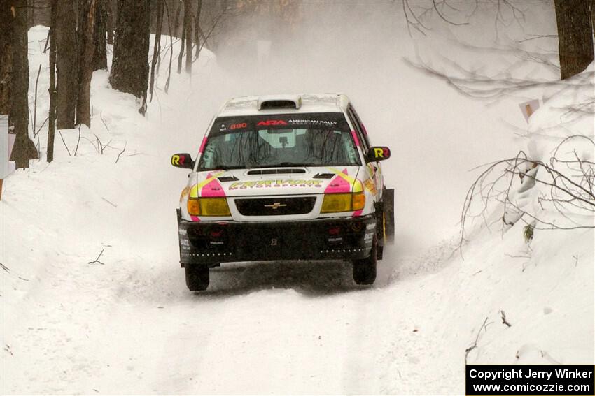 Tayler Hoevenaar / Steven Stewart Subaru Forester on SS12, Old State-Huff II.
