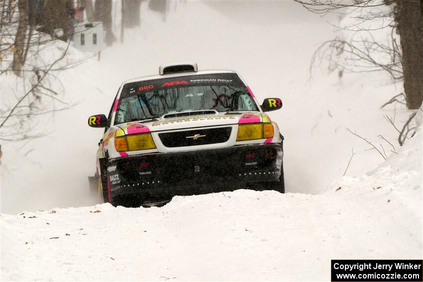 Tayler Hoevenaar / Steven Stewart Subaru Forester on SS12, Old State-Huff II.