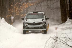 Sean Donnelly / Zach Pfeil Renault Clio Rally3 on SS12, Old State-Huff II.
