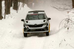 Sean Donnelly / Zach Pfeil Renault Clio Rally3 on SS12, Old State-Huff II.