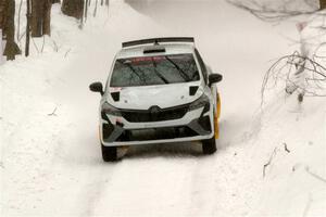 Sean Donnelly / Zach Pfeil Renault Clio Rally3 on SS12, Old State-Huff II.