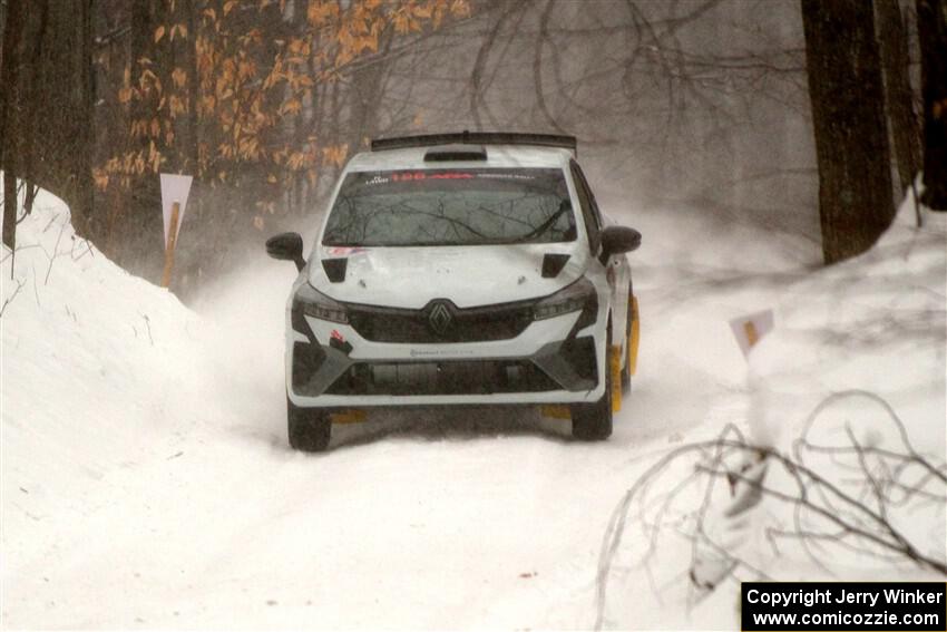 Sean Donnelly / Zach Pfeil Renault Clio Rally3 on SS12, Old State-Huff II.