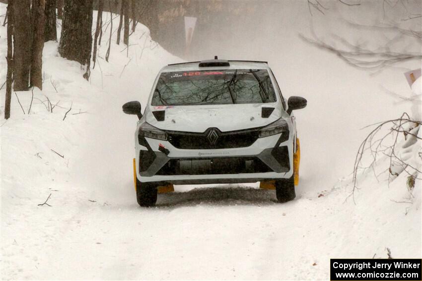 Sean Donnelly / Zach Pfeil Renault Clio Rally3 on SS12, Old State-Huff II.
