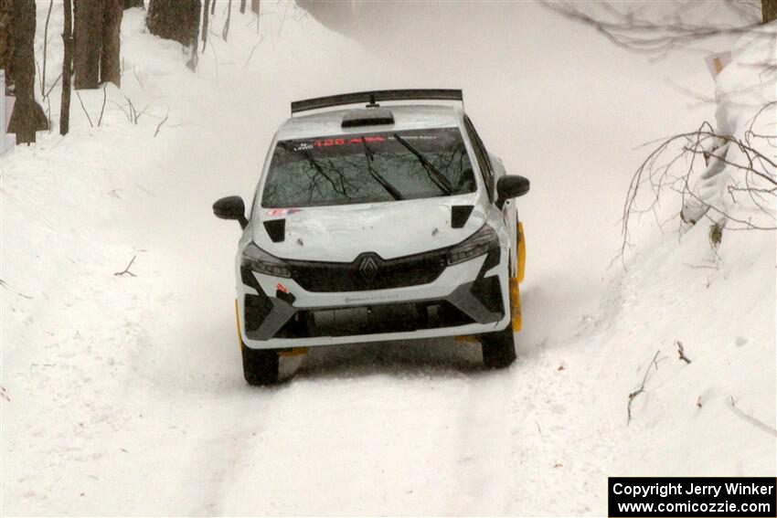 Sean Donnelly / Zach Pfeil Renault Clio Rally3 on SS12, Old State-Huff II.
