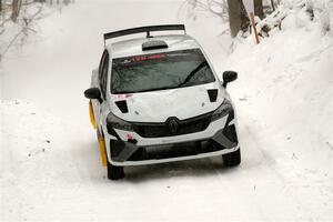 Sean Donnelly / Zach Pfeil Renault Clio Rally3 on SS12, Old State-Huff II.