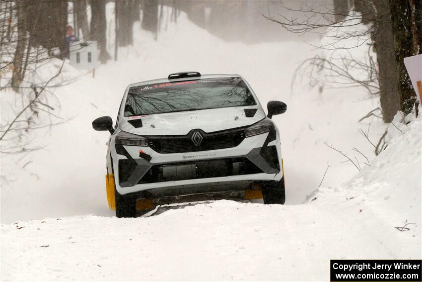 Sean Donnelly / Zach Pfeil Renault Clio Rally3 on SS12, Old State-Huff II.