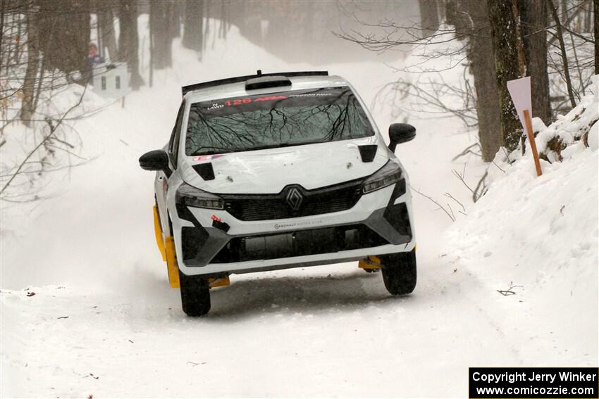 Sean Donnelly / Zach Pfeil Renault Clio Rally3 on SS12, Old State-Huff II.