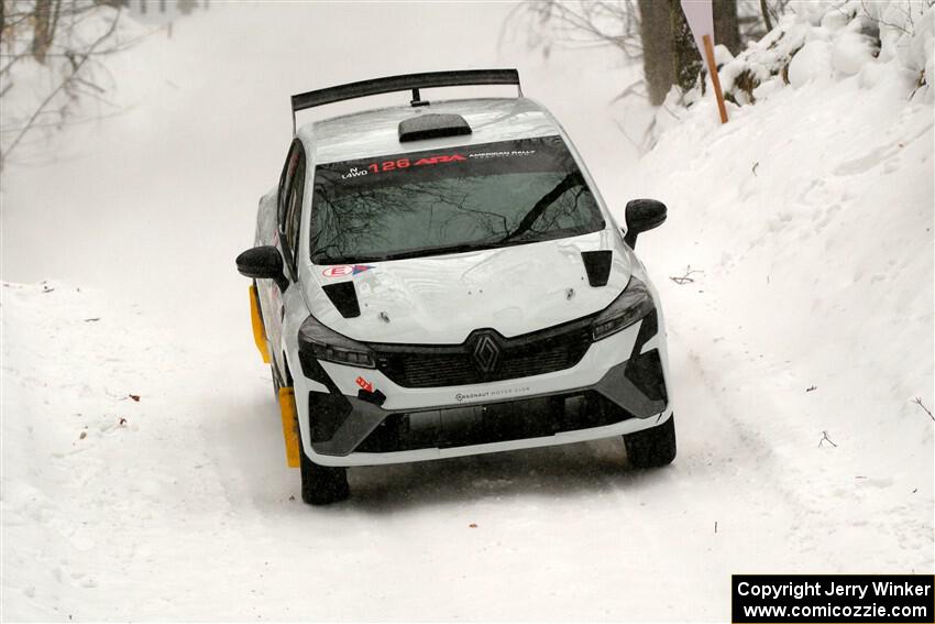 Sean Donnelly / Zach Pfeil Renault Clio Rally3 on SS12, Old State-Huff II.