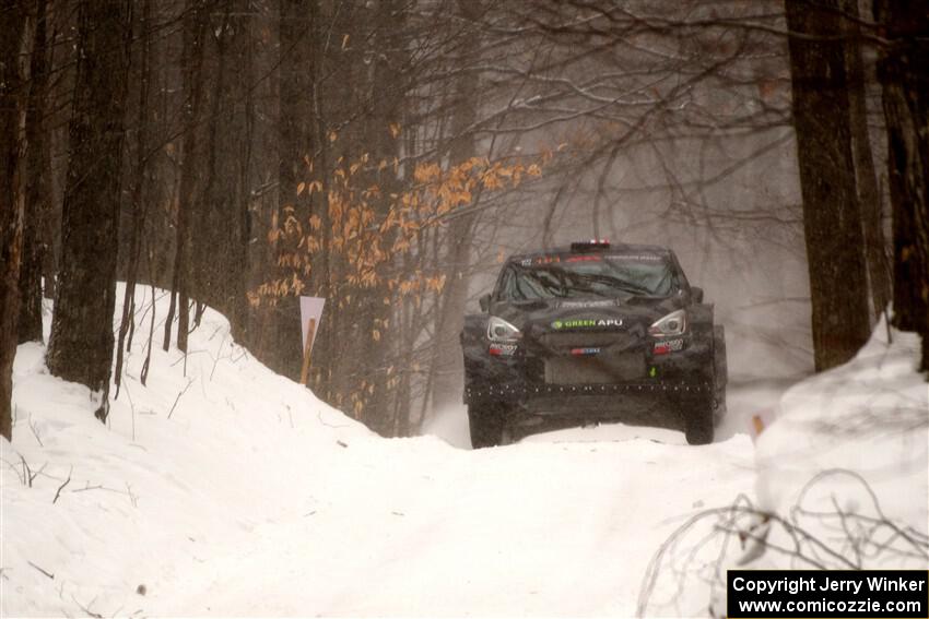 Alastair Scully / Stefan Trajkov Mitsubishi Mirage RS on SS12, Old State-Huff II.