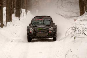 Alastair Scully / Stefan Trajkov Mitsubishi Mirage RS on SS12, Old State-Huff II.