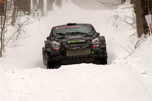 Alastair Scully / Stefan Trajkov Mitsubishi Mirage RS on SS12, Old State-Huff II.