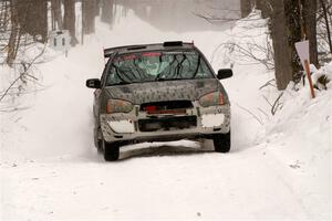 Dan Shirley / Stirling Fazio Subaru Impreza Outback Sport on SS12, Old State-Huff II.