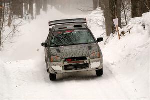 Dan Shirley / Stirling Fazio Subaru Impreza Outback Sport on SS12, Old State-Huff II.