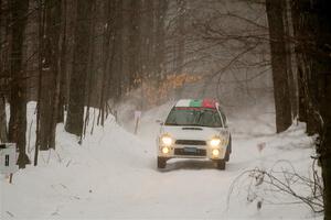 Ivo Draganov / Vladimir Yanev Subaru WRX Wagon on SS12, Old State-Huff II.