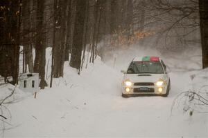 Ivo Draganov / Vladimir Yanev Subaru WRX Wagon on SS12, Old State-Huff II.