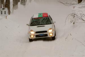 Ivo Draganov / Vladimir Yanev Subaru WRX Wagon on SS12, Old State-Huff II.