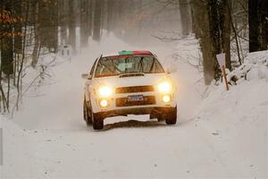 Ivo Draganov / Vladimir Yanev Subaru WRX Wagon on SS12, Old State-Huff II.