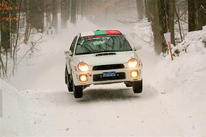 Ivo Draganov / Vladimir Yanev Subaru WRX Wagon on SS12, Old State-Huff II.