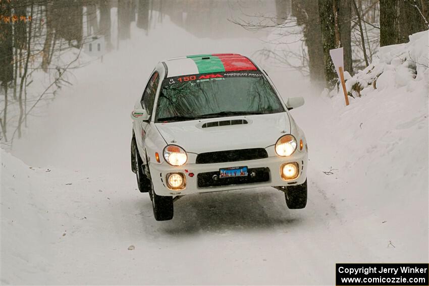 Ivo Draganov / Vladimir Yanev Subaru WRX Wagon on SS12, Old State-Huff II.