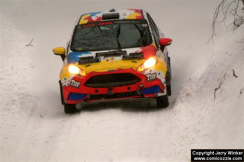 Chris Cyr / Glen Ray Ford Fiesta ST on SS12, Old State-Huff II.