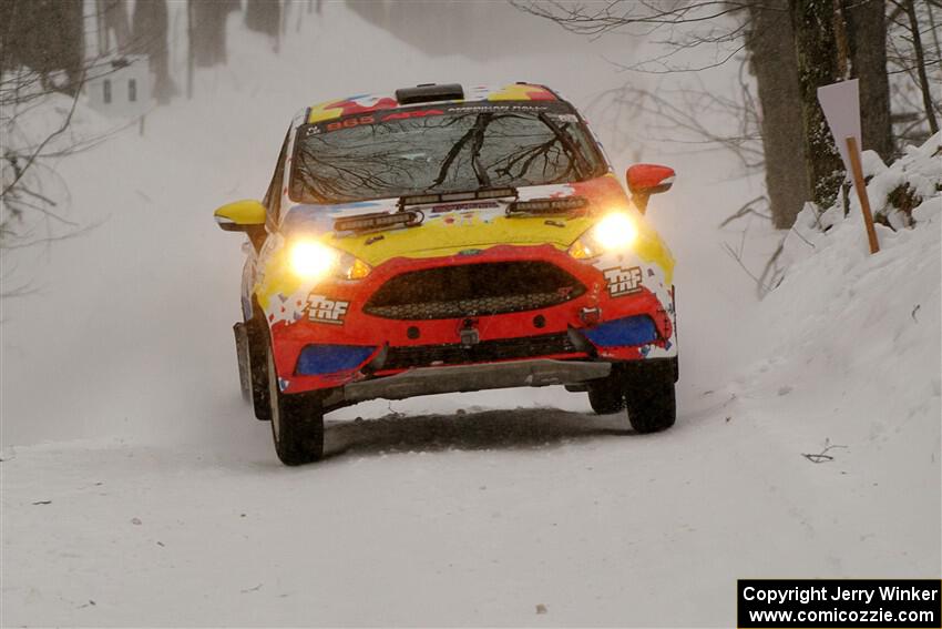 Chris Cyr / Glen Ray Ford Fiesta ST on SS12, Old State-Huff II.