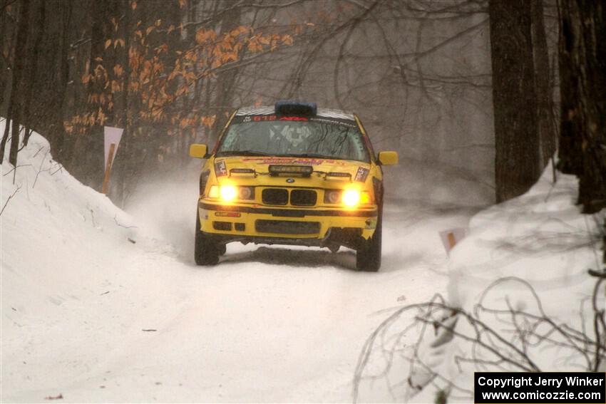 Matt Nykanen / Lars Anderson BMW 328i on SS12, Old State-Huff II.