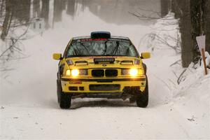 Matt Nykanen / Lars Anderson BMW 328i on SS12, Old State-Huff II.