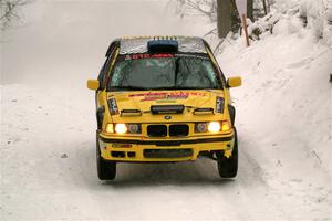 Matt Nykanen / Lars Anderson BMW 328i on SS12, Old State-Huff II.