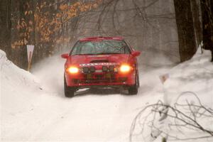 Rob Dupree / Jason Hack Mitsubishi Eclipse GSX on SS12, Old State-Huff II.
