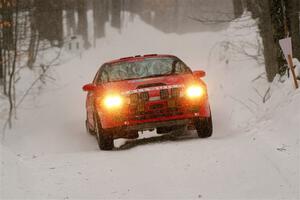 Rob Dupree / Jason Hack Mitsubishi Eclipse GSX on SS12, Old State-Huff II.